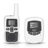 Alecto DBX-80 - Babyfoon met groot bereik tot 3.000 meter, wit/antraciet