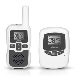 Alecto DBX-80 - Babyfoon met groot bereik tot 3.000 meter, wit/antraciet