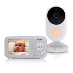 Alecto DVM2028 Babyfoon met camera met Nachtzicht, temperatuurweergave en tot 19 uur stand-bytijd