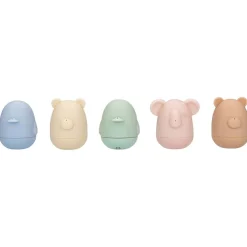 Alecto BT5 Badset – 5 Pastelkleurige Badspeeltjes met Thermometer