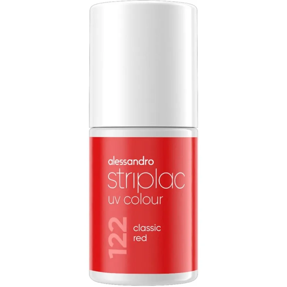 Alessandro Striplac UV Colour 122 Classic Red Nagellak