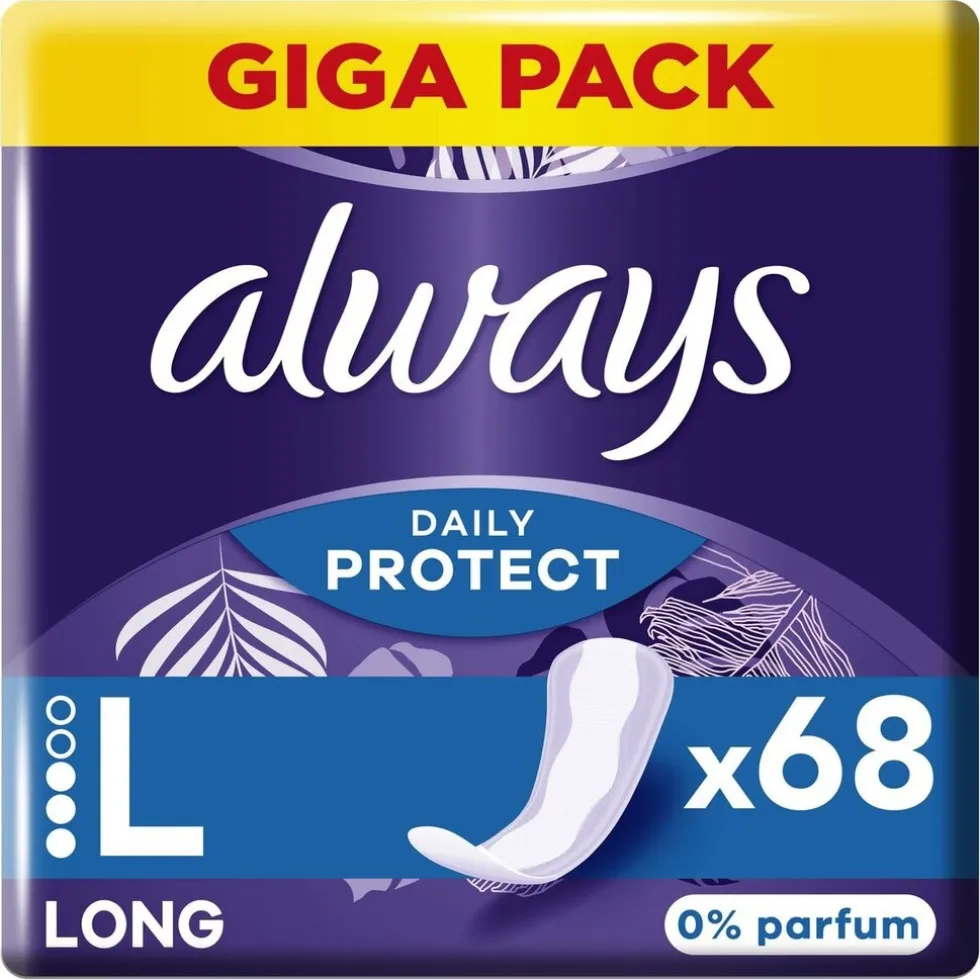 Always Dailies Long Inlegkruisjes