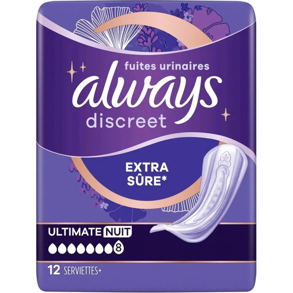 Always Discreet Ultimate Night Incontinentieverband