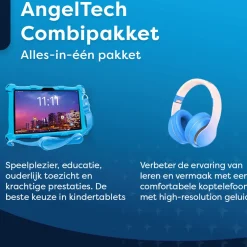 AngelTech Kinderpakket PRO II - Kindertablet + Kinderkoptelefoon
