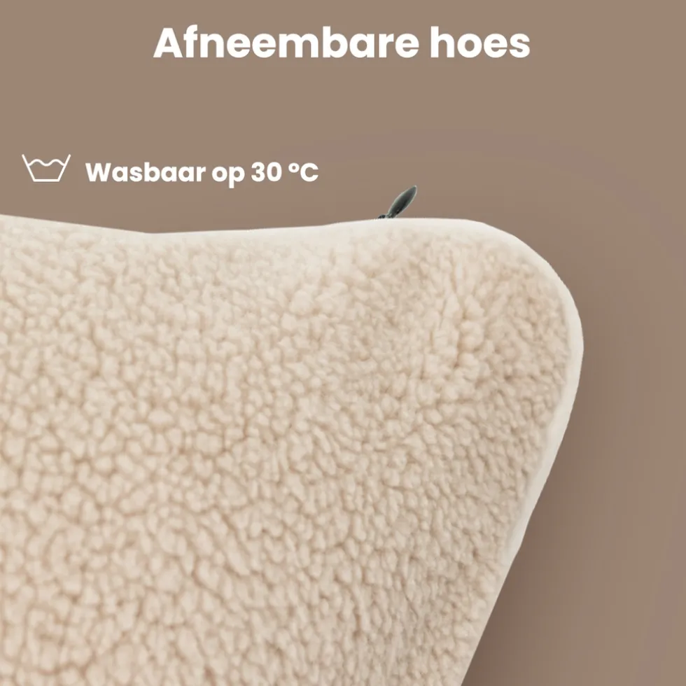 Auronic Sherpa Fleece Warmtekussen 45x60cm