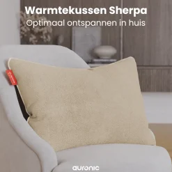 Auronic Sherpa Fleece Warmtekussen 45x60cm
