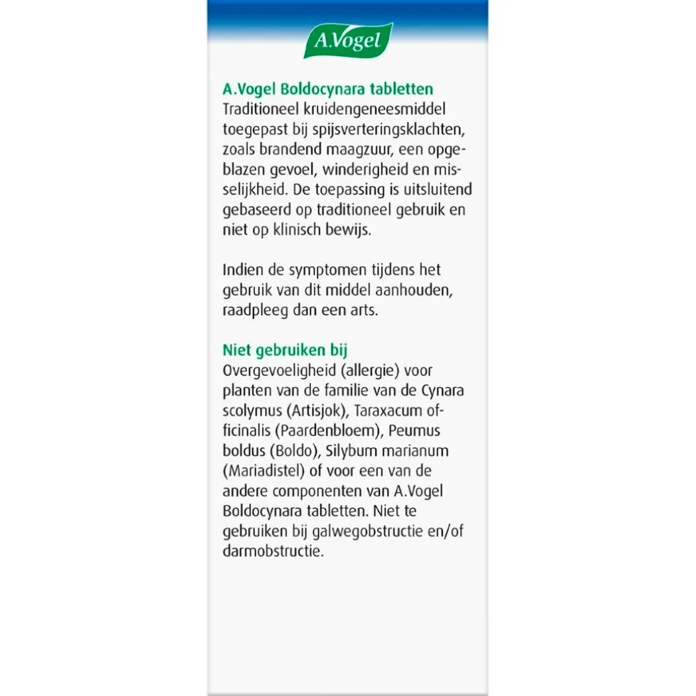 A.Vogel Boldocynara Tabletten