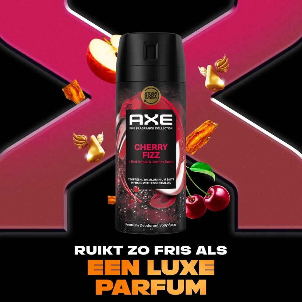 Axe Fine Fragrance Cherry Fizz Deodorant Bodyspray