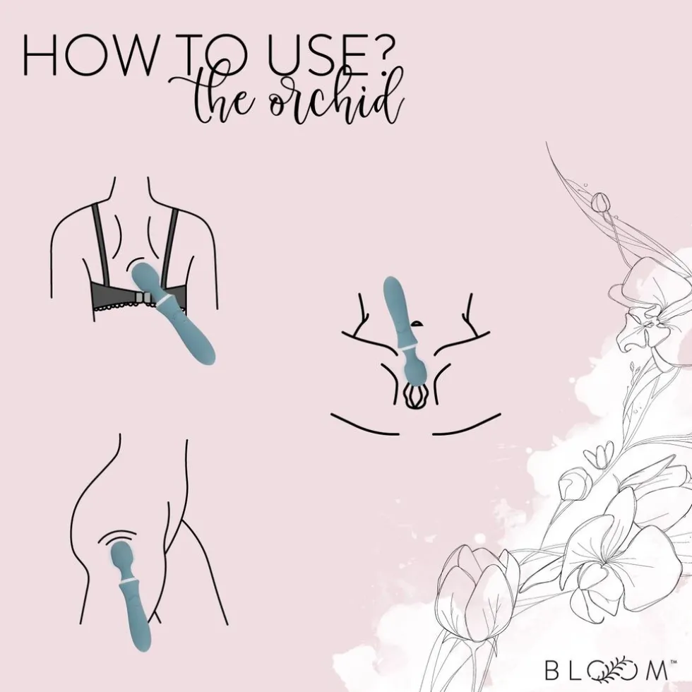 Bloom The Orchid Wand Vibrator