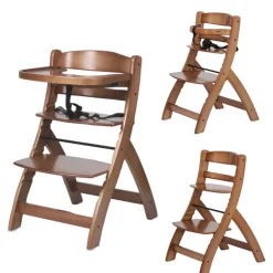 Born Lucky Kinderstoel Hout Walnoot