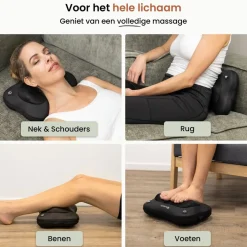 BrellaVio Draadloos Massagekussen + Massagebal