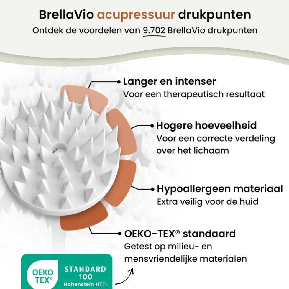 BrellaVio Spijkermat Set met Spijkerkussen