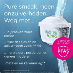 BRITA Waterfilterkan Marella Cool 2.4L Blauw incl, 3 MAXTRA PRO waterfilterpatroon