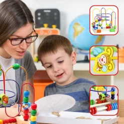 Buxibo Houten Telraam Kinder Speelgoed Rekenrek Educatief Spelen