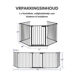 Buxibo Veiligheidshekje voor Kinderen Multifuctioneel hek