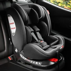Carkids I-Size Autostoeltje Darcy 360° Draaibaar 40-150cm Isofix Zwart/Wit