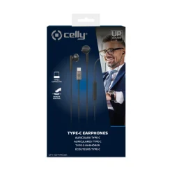 Celly Oordopjes Stereo USB-C zwart