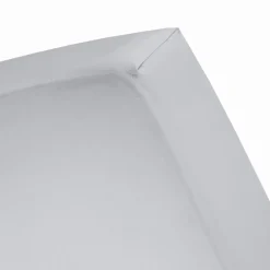 Cinderella Hoeslaken Basic Katoen 40cm Hoekhoogte - light grey 180x210cm