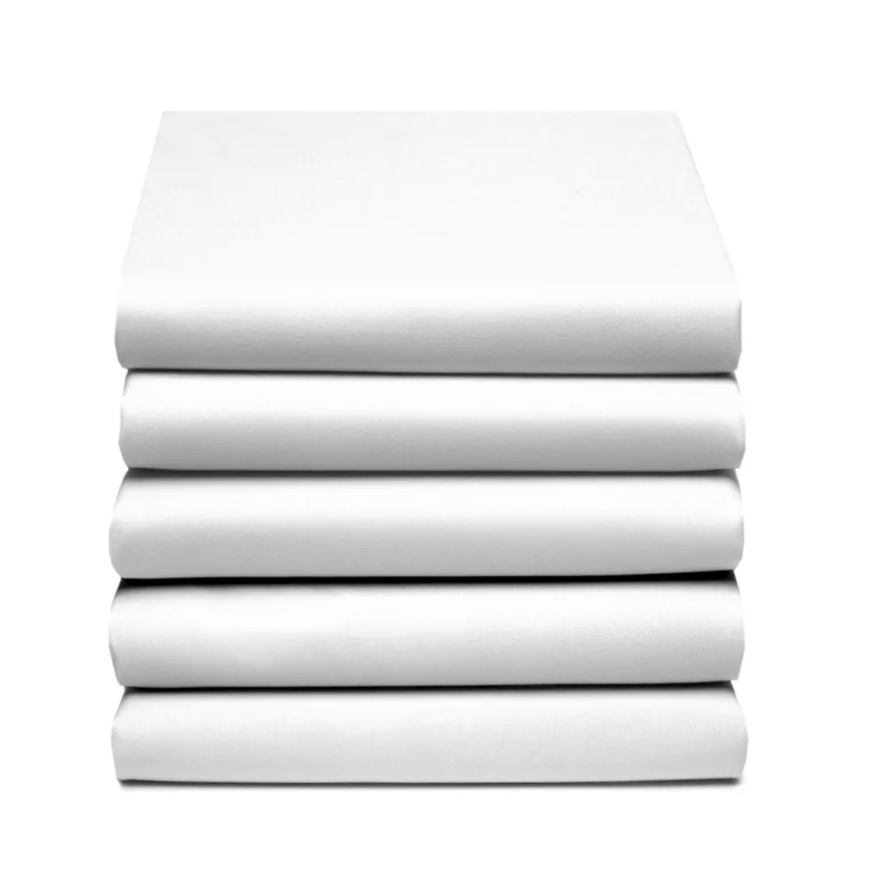 Cinderella Hoeslaken Jersey Stretch 30cm Hoge Hoek - white 160x210/220cm