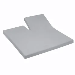 Cinderella Splittopper Hoeslaken Jersey Katoen Stretch Single Split - light grey 200x200/210cm
