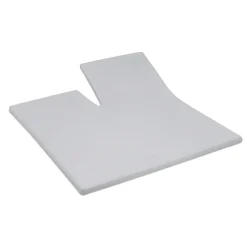 Cinderella Splittopper Single Split Hoeslaken Basic Katoen - light grey 180x200cm