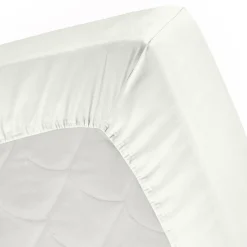Cinderella Topper Hoeslaken Katoen Satijn - ivoor 90x210cm
