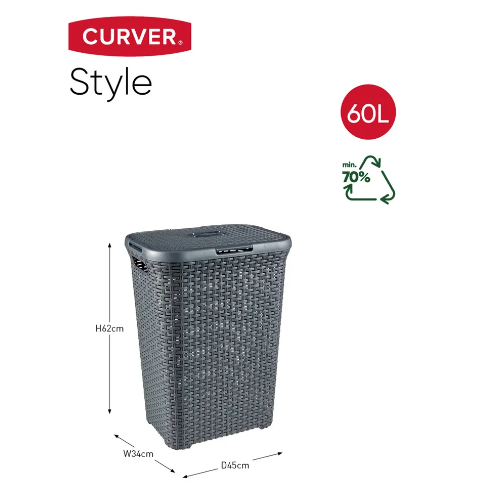 Curver Style Wasmand met Deksel