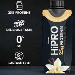 DANONE HiPRO Vanille Proteïneshake Voordeelverpakking 24 x 330ml