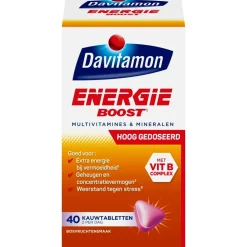 Davitamon Energie Boost¹ Hooggedoseerde Bosvruchten Kauwvitaminen