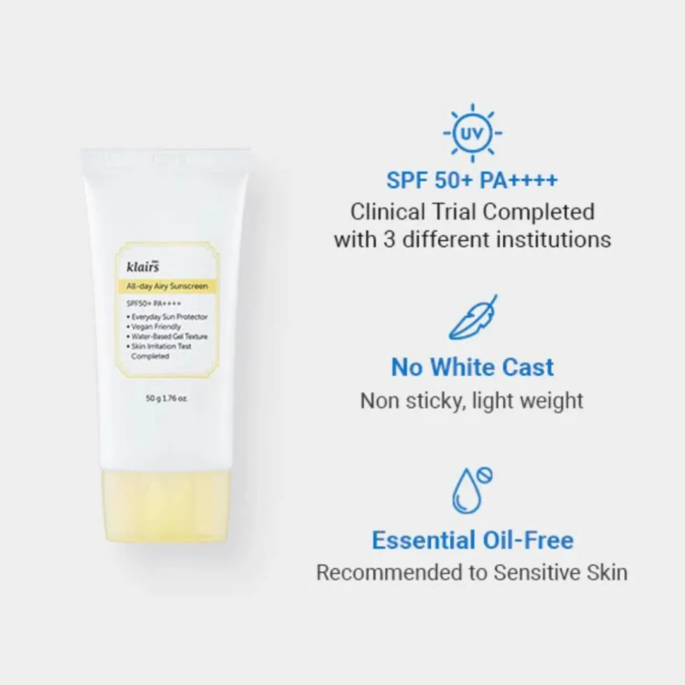 Dear, Klairs All-day Airy Sunscreen