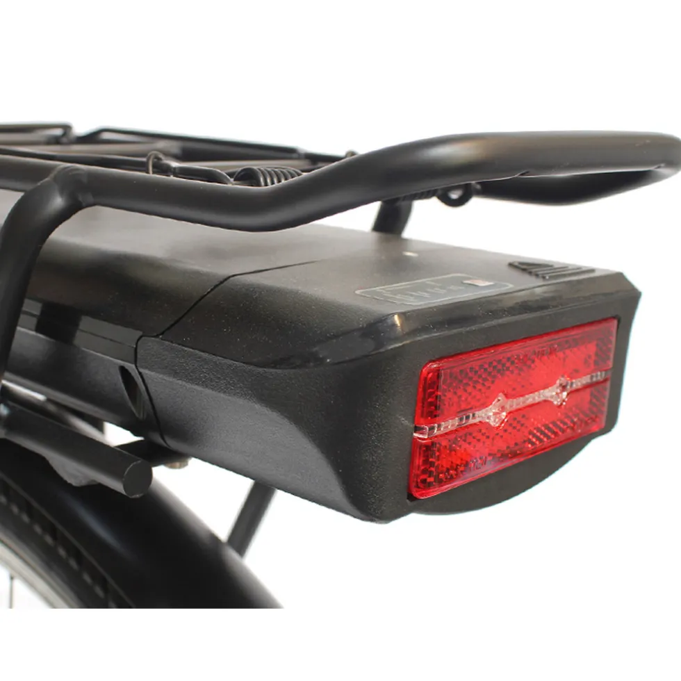 Degreaser dames ebike 45 cm 10.4 Ah 7sp zilver