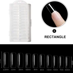 Dermarolling Nageltips Rectangle