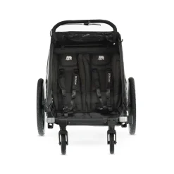 Deryan Fietskar V2 Wandelwagen en hardloopkinderwagen 2 persoons