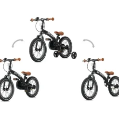 Deryan Kinderfiets 12 Inch Loopfiets 3 in 1