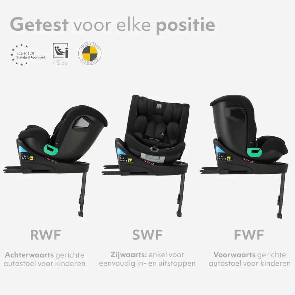 Deryan Chase i-Size Autostoel 0–36 kg 360° Isofix