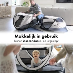 Deryan Peuter Luxe Campingbedje inclusief zelfopblaasbare matras