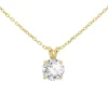 Di Lusso 14K Gouden Collier met hanger – 0.40 ct Lab Grown Diamant