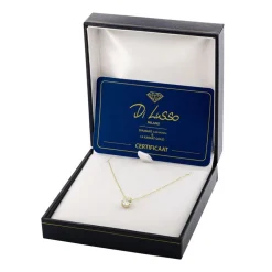 Di Lusso 14K Gouden Collier met hanger – 1.00 ct Lab Grown Diamant