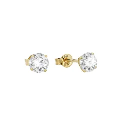 Di Lusso 14K Gouden Oorstekers – 0.60 ct Lab Grown Diamant