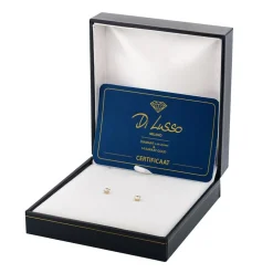 Di Lusso 14K Gouden Oorstekers – 0.40 ct Lab Grown Diamant