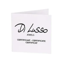 Di Lusso Suèdine collier met zilveren hanger
