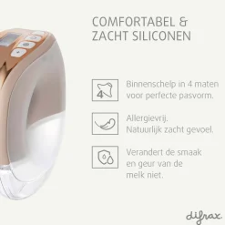 Difrax Elektrische Handsfree Borstkolf
