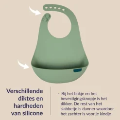Difrax LOVI Slabbetje van Siliconen