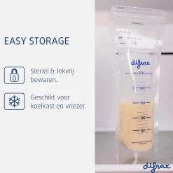 Difrax Moedermelk bewaarzakjes - 40 stuks