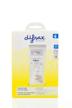 Difrax Moedermelk bewaarzakjes - 80 stuks