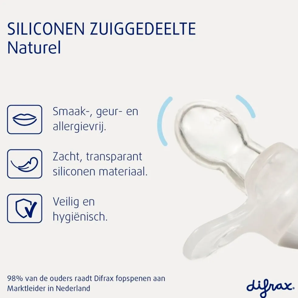 Difrax Natural 12+M Fopspeen
