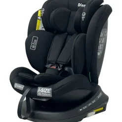 Ding Aiden Black 40-150 cm 360° i-Size Autostoel