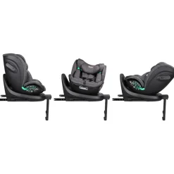 Ding Fynn Grey 40-150 cm 360° i-Size Autostoel