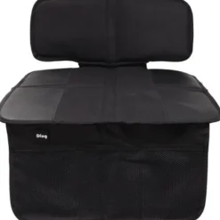 Ding Zwart Waterproof Autostoelbeschermer met Opbergvakjes