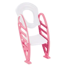 Dolu Roze Toilettrainer met Trapje